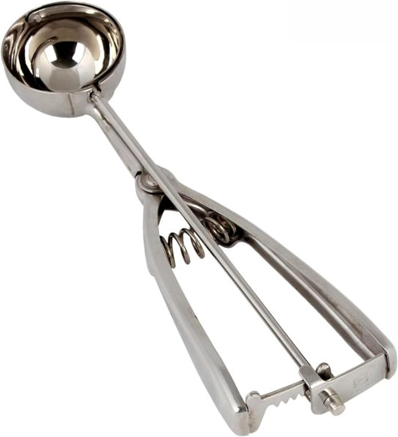 Oval Portion Scoop Disher with Twin Grip Handle Stainless Steel- Cookie Scooper for Baking Cookie Scoops For Portion Control Scoop Cookie Dough Cupcake Batter Ice Cream