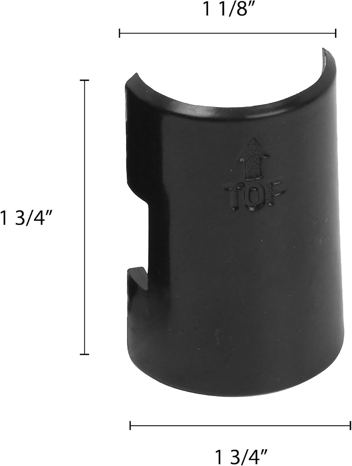 Set of 8 Split Sleeve Replacement 1-1/5" x 1-1/5" x 1-2/3- Wire Shelving Lock Clips Plastic Shelving Sleeves Replacements for Wire Shelving System