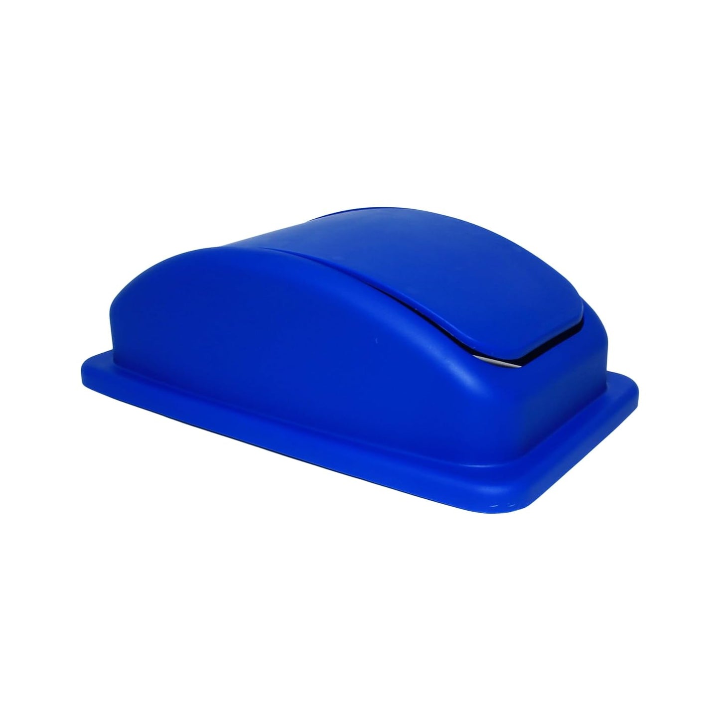 23 Gallon Recycle Trash Can Blue Color- Wastebasket Garbage Bin Lid Recycling Bin Cover Kitchen Bathroom Bedroom Office Trash Can