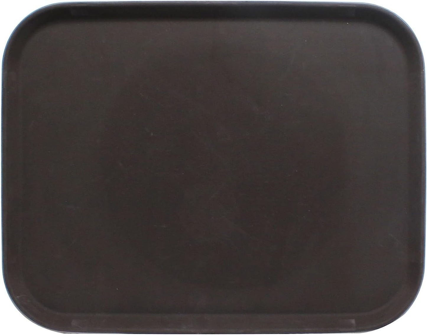 14" x 18" Rectangular 2 Service Tray Fiberglass Non Slip Surface Service Trays Restaurant Tray Plastic Food Meals Server Tray for Home Kitchen Restaurant Cafeteria Bar Hotel