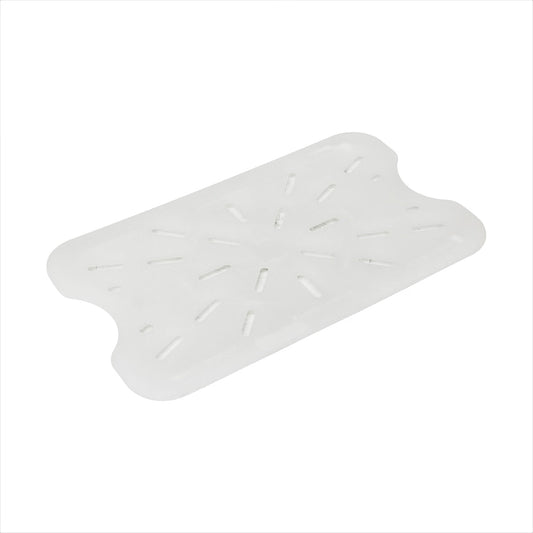 Food Storage Box Drain Shelf White Color- Food Storage Container Drain Shelf for Food Fruit Vegetables Sink Kitchen Restaurant Hotel Kitchen and Cafeteria
