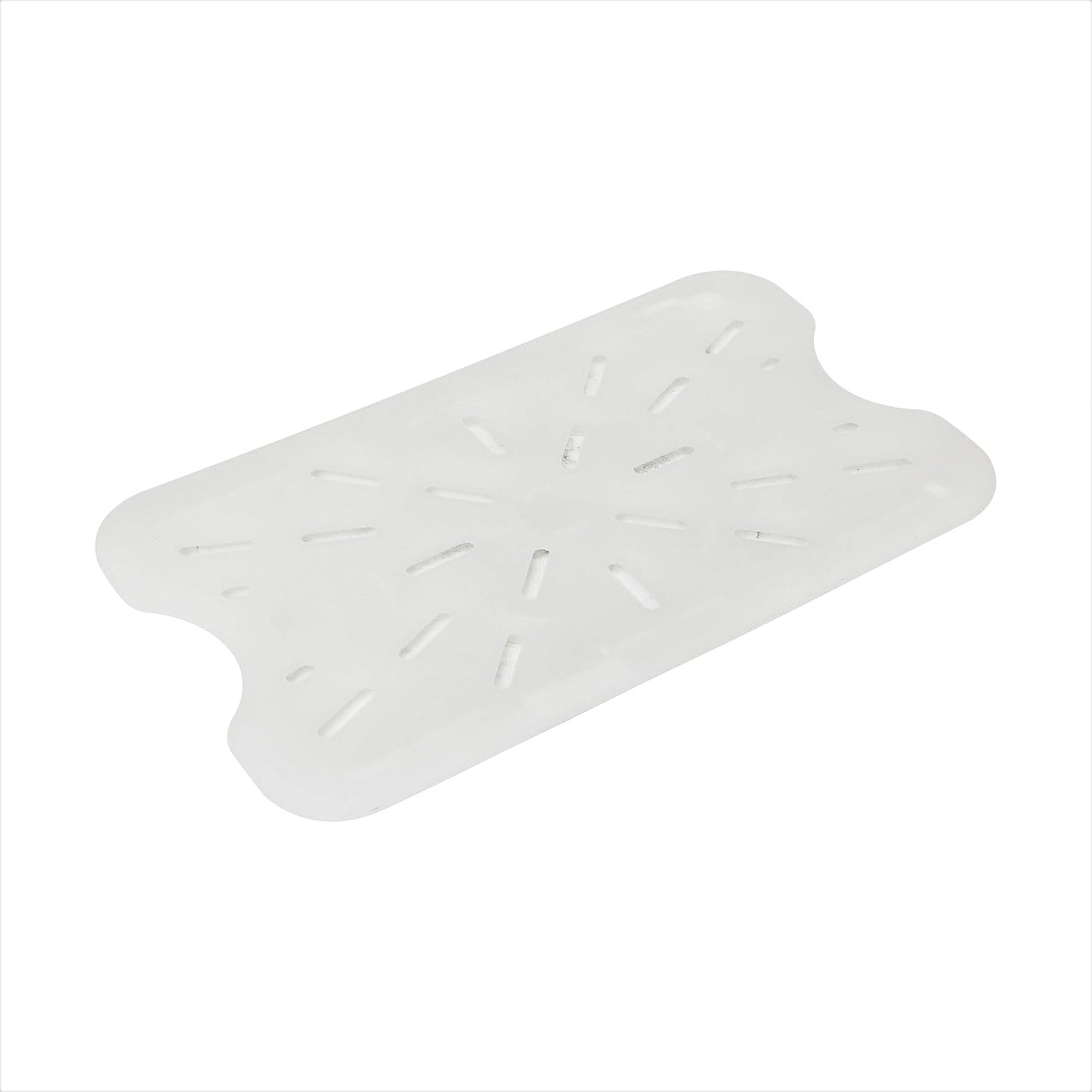 Food Storage Box Drain Shelf White Color- Food Storage Container Drain Shelf for Food Fruit Vegetables Sink Kitchen Restaurant Hotel Kitchen and Cafeteria