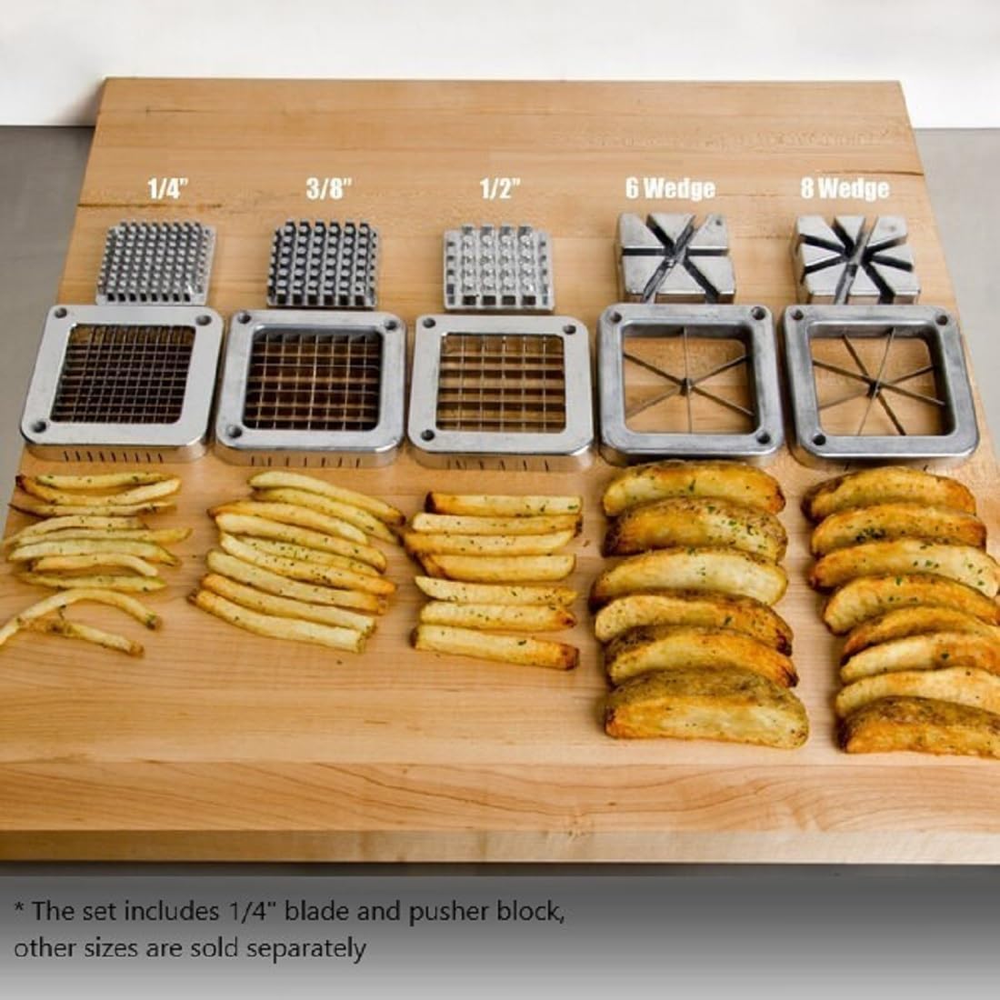Commercial Grade French Fry Cutter Set - Potato Slicer Vegetable Food Potato Cutter Kitchen Potatoes Slicer French Fry Cutter Fast Meal Prep Great for Potatoes Carrots Cucumbers