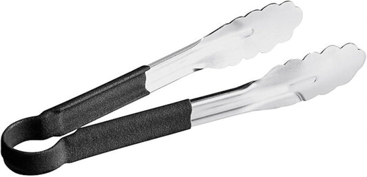 Stainless Steel Kitchen Tong with Non-Slip Coated Handles- Kitchen Tongs Metal Food Tongs Premium Stainless Steel Tongs for Cooking Food Salad Grilling Barbecue BBQ Buffet