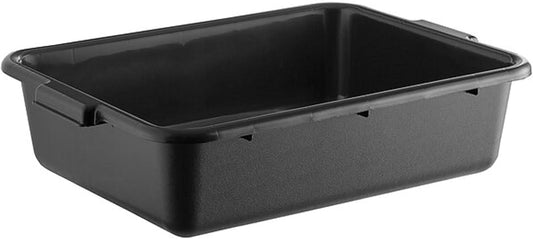20-1/2" x 15-1/2" x 5" Utility Kitchen Bus Box/Tub/Bin with Handles - Heavy Duty Plastic Restaurant Tub/Dish Washing Box Wash Basin Tub for Kitchen Home Restaurants