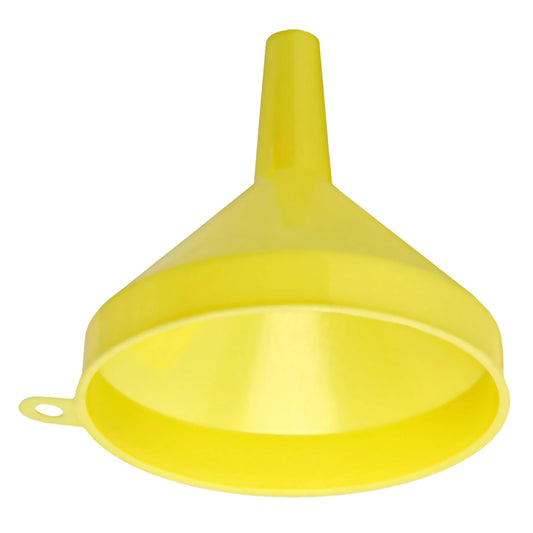Kitchen Funnel Yellow Color Plastic Set of 2- Durable Kitchen Funnel Kitchen Gadgets Accessories Funnels for Filling Water Bottle Liquid Transfer Dry Ingredients & Powder