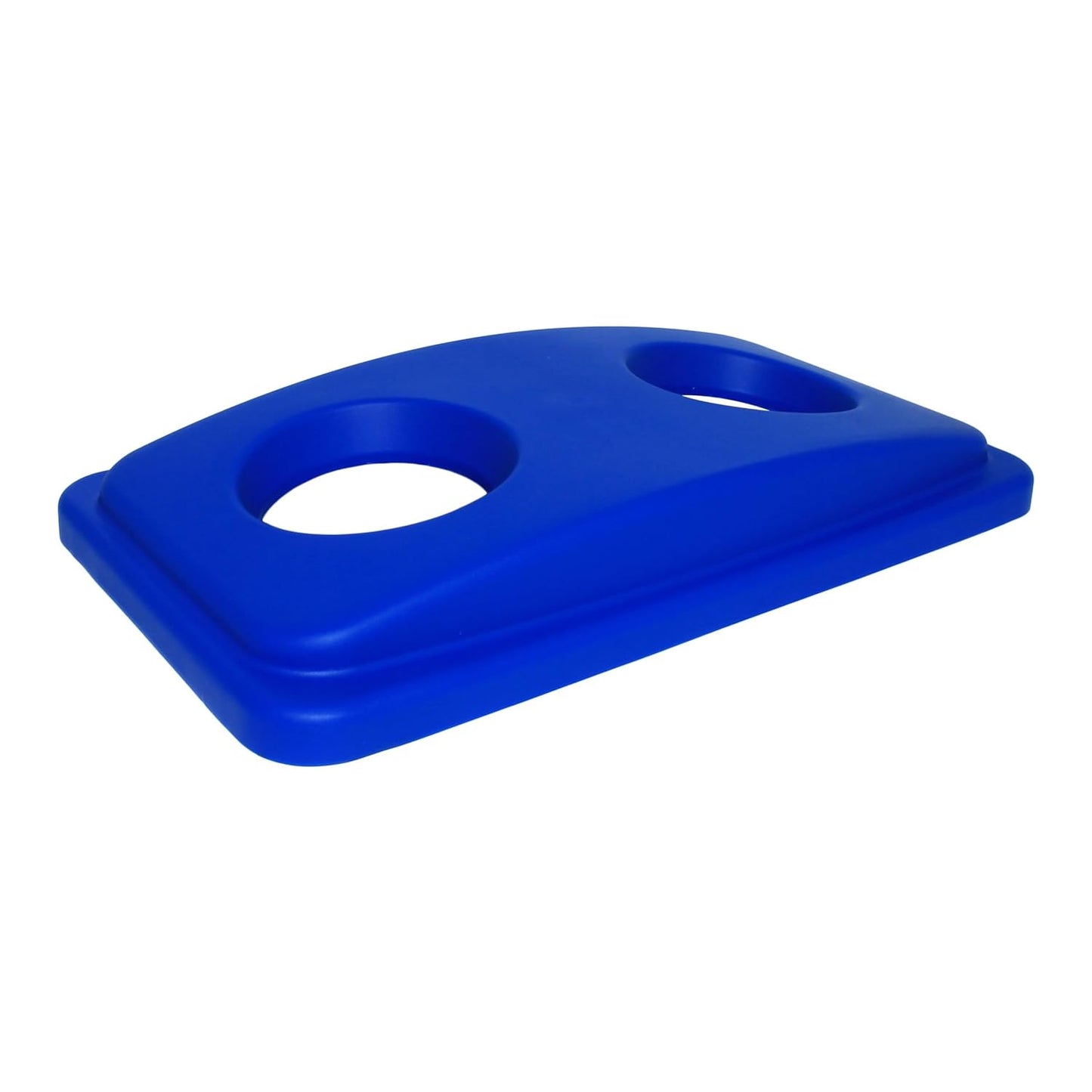 23 Gallon Recycle Trash Can Blue Color- Wastebasket Garbage Bin Lid Recycling Bin Cover Kitchen Bathroom Bedroom Office Trash Can