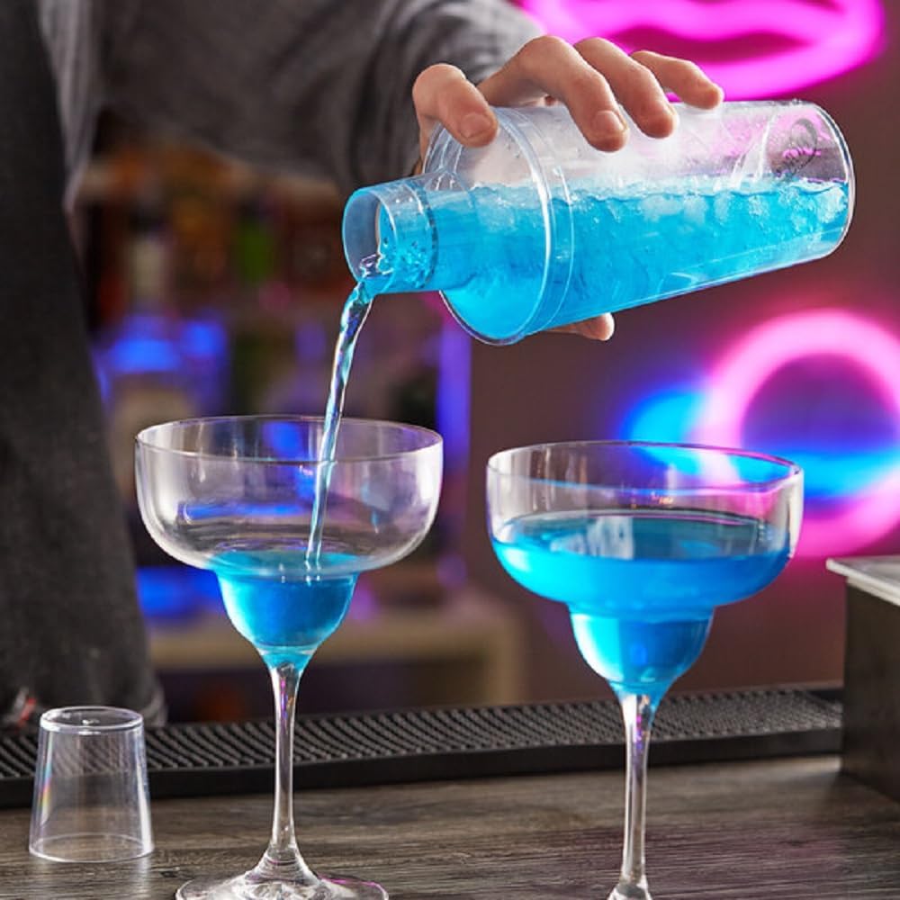 16 oz Cocktail Shaker Shot Shaker Polycarbonate 3-piece Set - Essential Bar Tools For Drink Making Drink Mixer Bartending Bar Tool Drinks Mixer Hand Shaker Cup