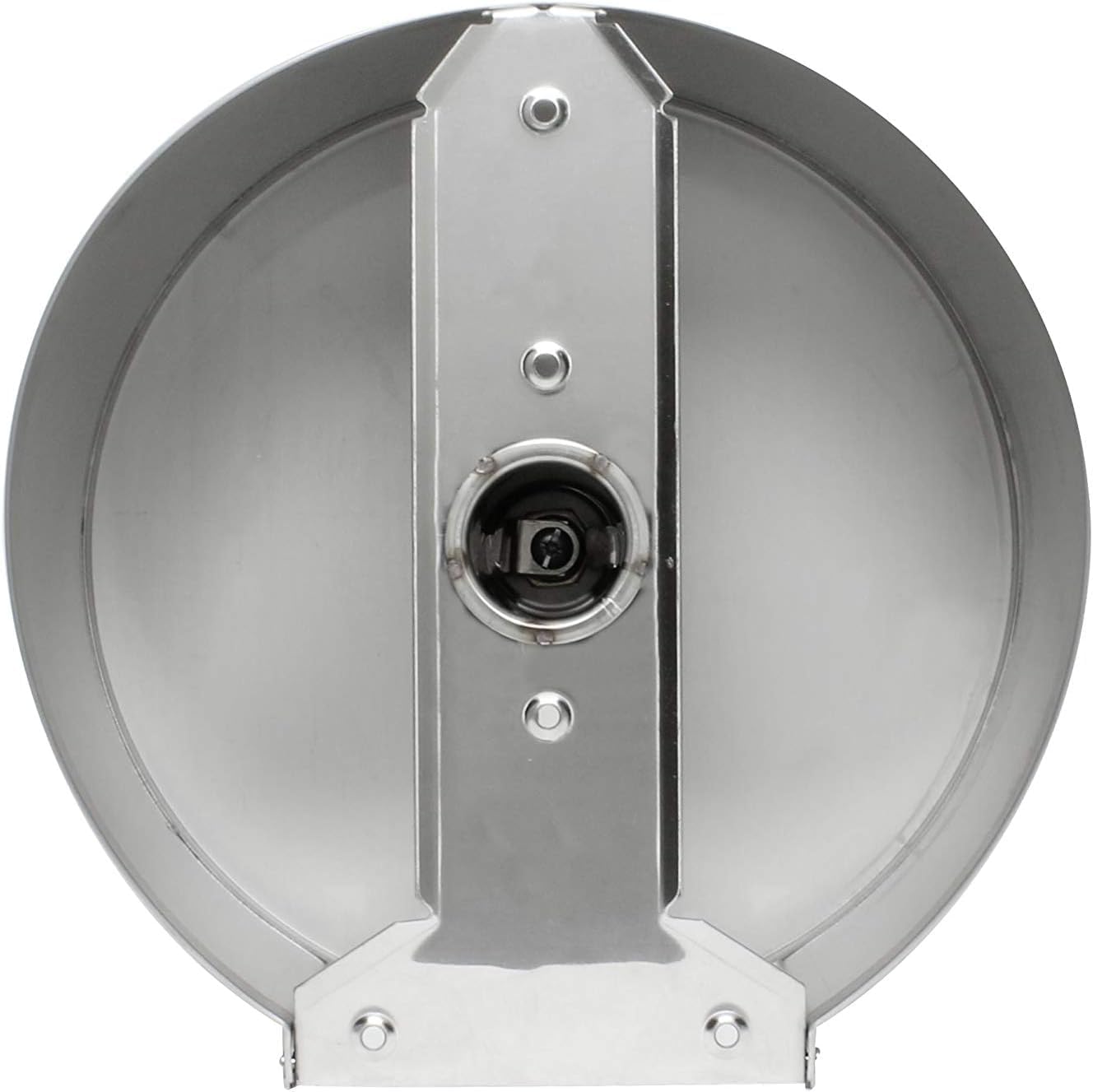 10-1/2" x 4-1/2" Stainless Steel Jumbo Roll Toilet Tissue Dispenser - Wall Mount Stainless Steel 9 Inch Roll Toilet Paper Holder Bath Tissue Dispenser Lock Key