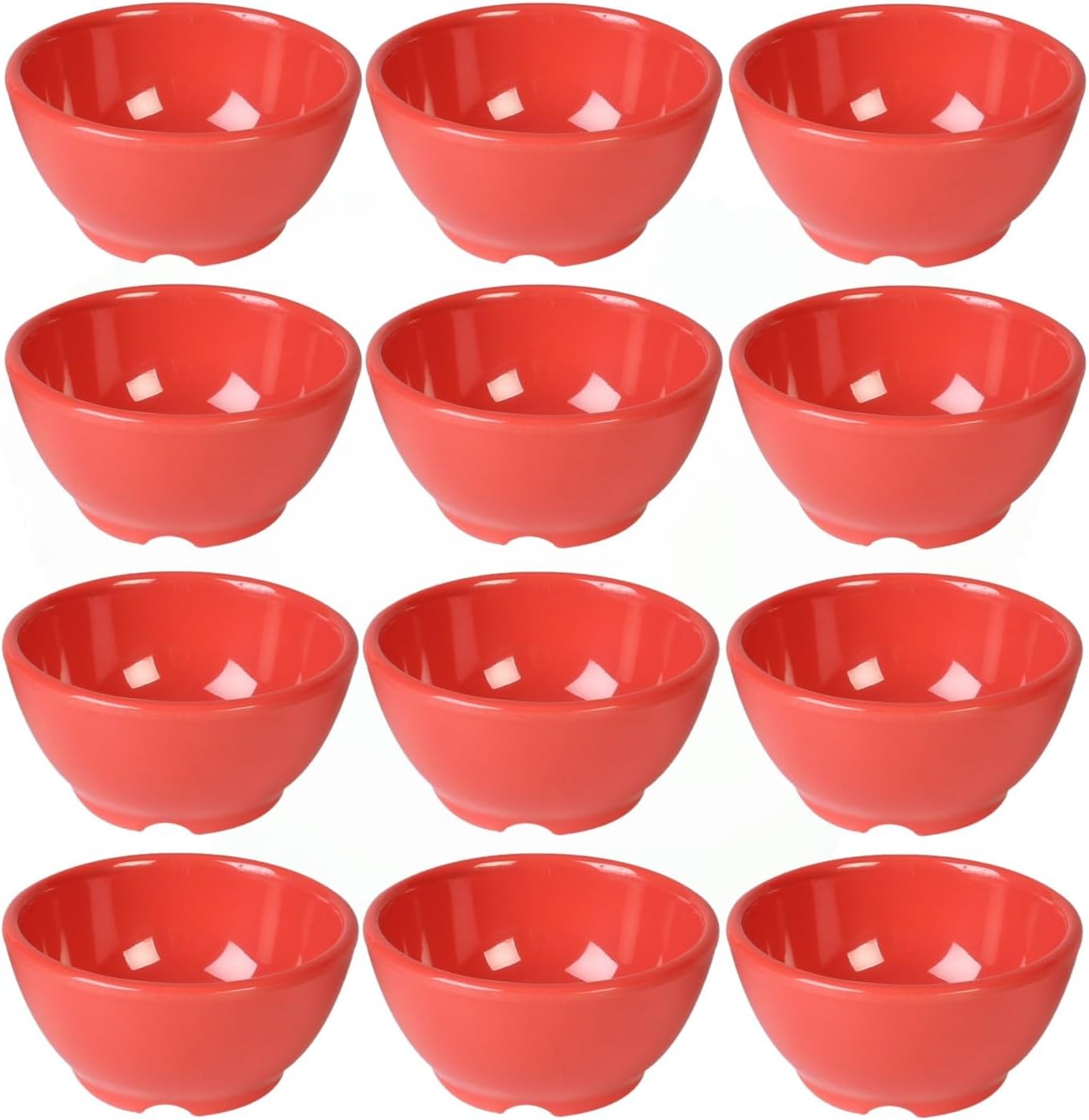 10 oz Soup Bowl Melamine Set of 12- Break-Resistant Dishwasher Safe Reusable Bowls Serving Soup Bowl Broth Cups Soup Bowls Ice Cream Dipping Sauce