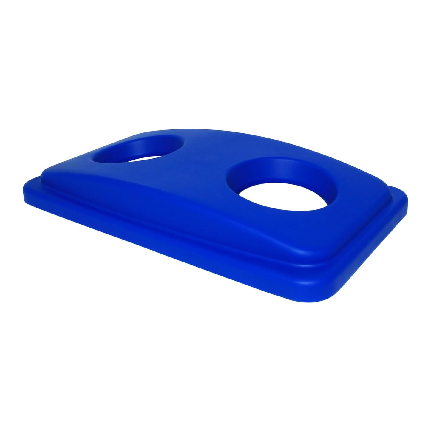 23 Gallon Recycle Trash Can Blue Color- Wastebasket Garbage Bin Lid Recycling Bin Cover Kitchen Bathroom Bedroom Office Trash Can