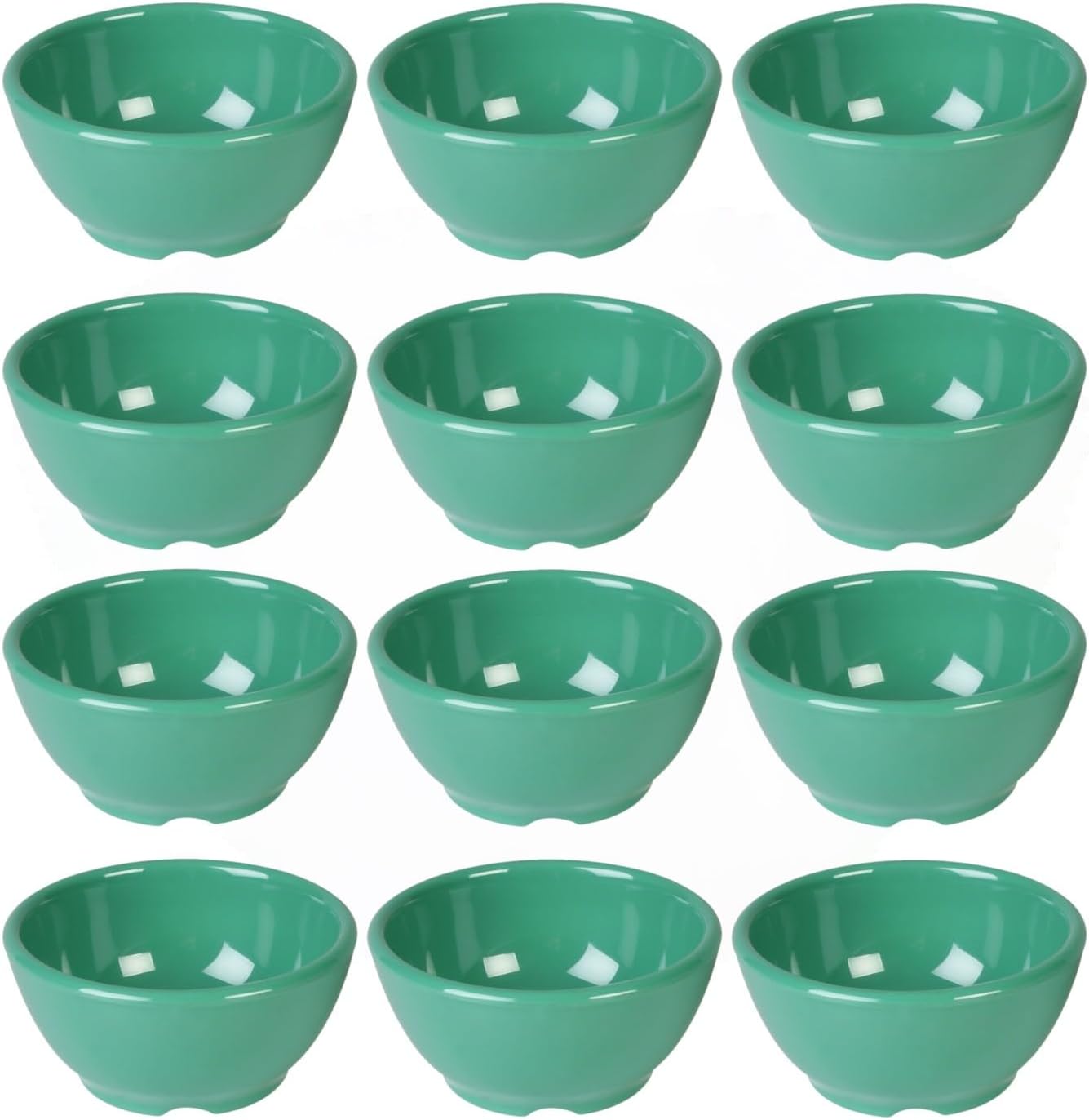 10 oz Soup Bowl Melamine Set of 12- Break-Resistant Dishwasher Safe Reusable Bowls Serving Soup Bowl Broth Cups Soup Bowls Ice Cream Dipping Sauce