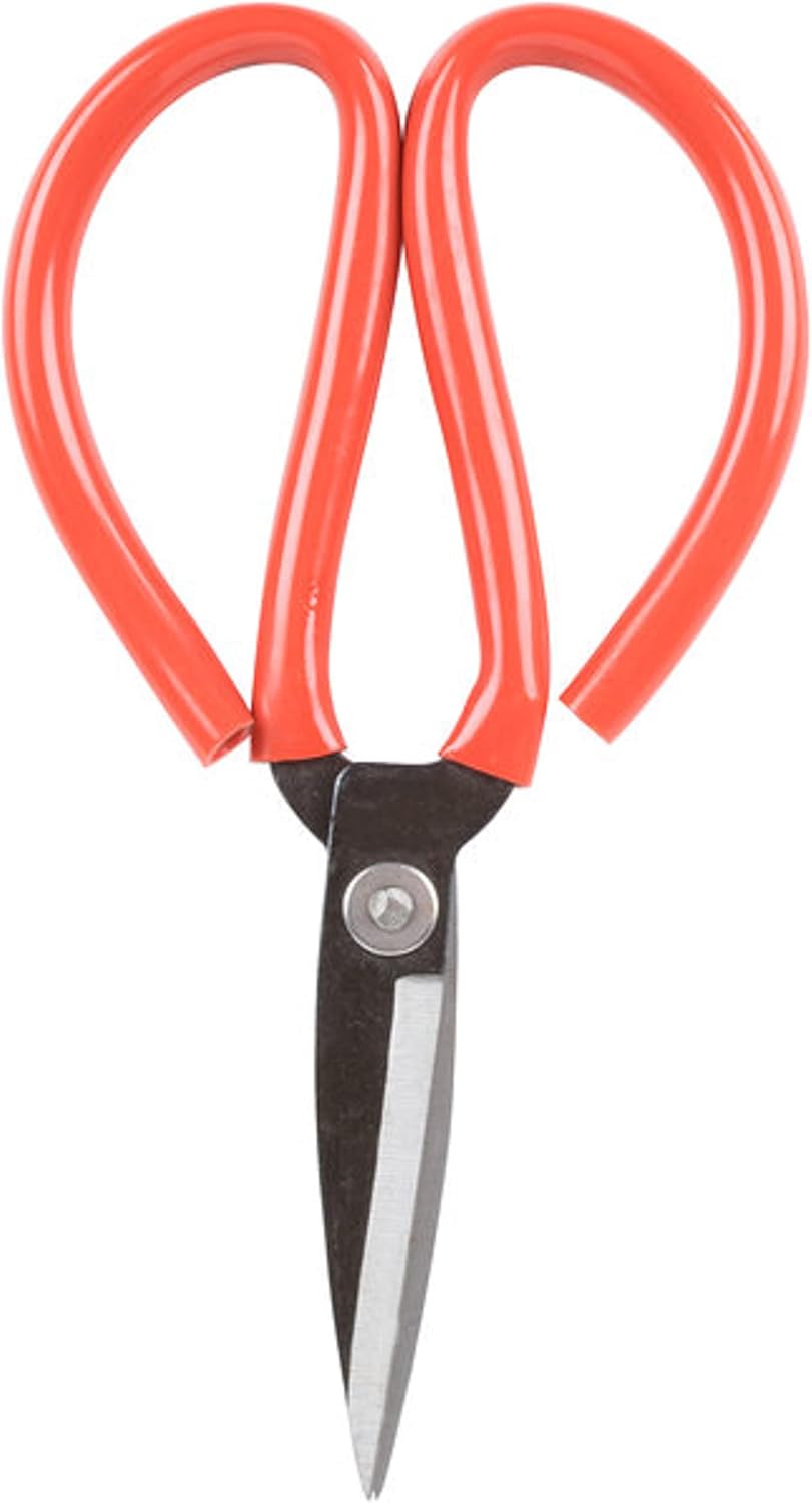 7-3/4" Kitchen Scissors Steel Blade Red Coated Handles Set of 12- Heavy Duty Sharp Kitchen Shears Comfortable Handle Cooking Shears for Kitchen Meat Chicken Fish Poultry Herb Bread