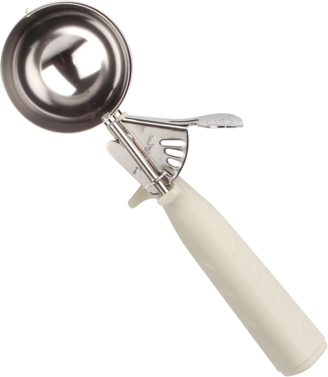 Disher Stainless Steel with Triangle Handle - Cookie Scooper for Baking Cookie Scoops For Portion Control Scoop Cupcake Batter Ice Cream Frozen Yogurt Gelatos