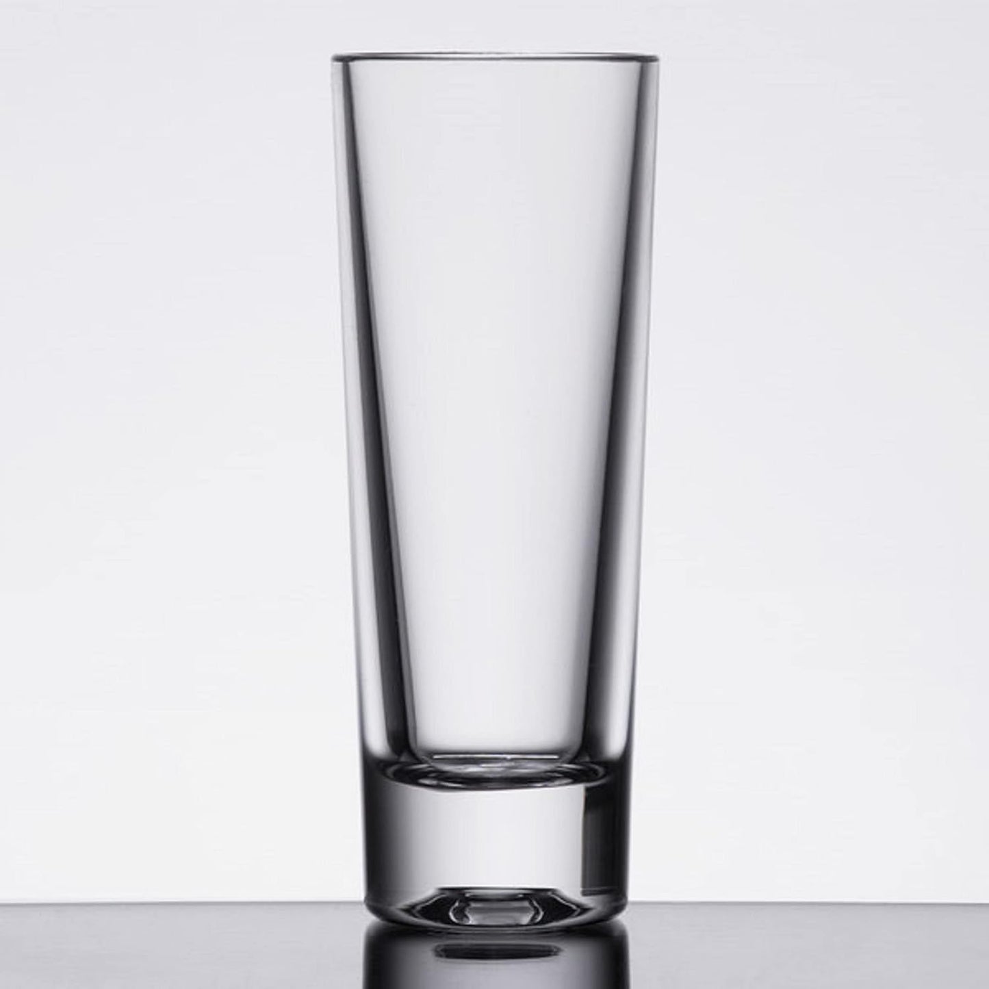 Straight Round Shot Glass Polycarbonate with Heavy Base Clear Color Set of 2- Liquor Plastic Drinking Glass Clear Shot Glass Tequila Shots for Whiskey Tequila Vodka Espresso