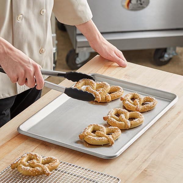 Half Size Stainless Steel Sheet Pan 20 Gauge- Bakeware Baking Pan Baking Sheet Baking Tray Cookie Sheet Cookie Tray Pans Perfect for Baking Roasting Heavy Duty & Rust Free