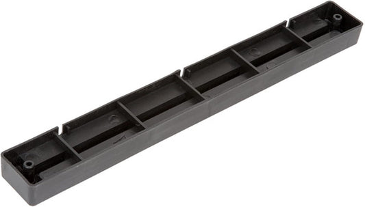 Magnetic Knife Holder Black with Plastic Base & Two Magnetic Strips for Wall optional hanging hooks -Strong Powerful Knife Rack Knife Strip Storage Display Magnetic Tool Organizer