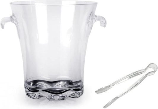 Ice Bucket for Bottle Service Polycarbonate Clear Color- Beverage Tub Champagne Wine Beverage Cooler Wine Cooler Beer Chiller Ideal Party Tubs for Indoor Outdoor Bars