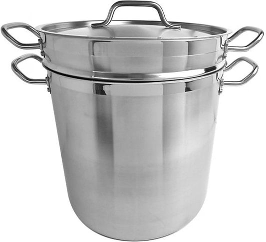 Stainless Steel Double Boiler Steam Melting Pot Cookware Stainless Steel Double Boiler Pot for Melting Chocolate Candy Butter and Cheese Dishwasher & Oven Safe