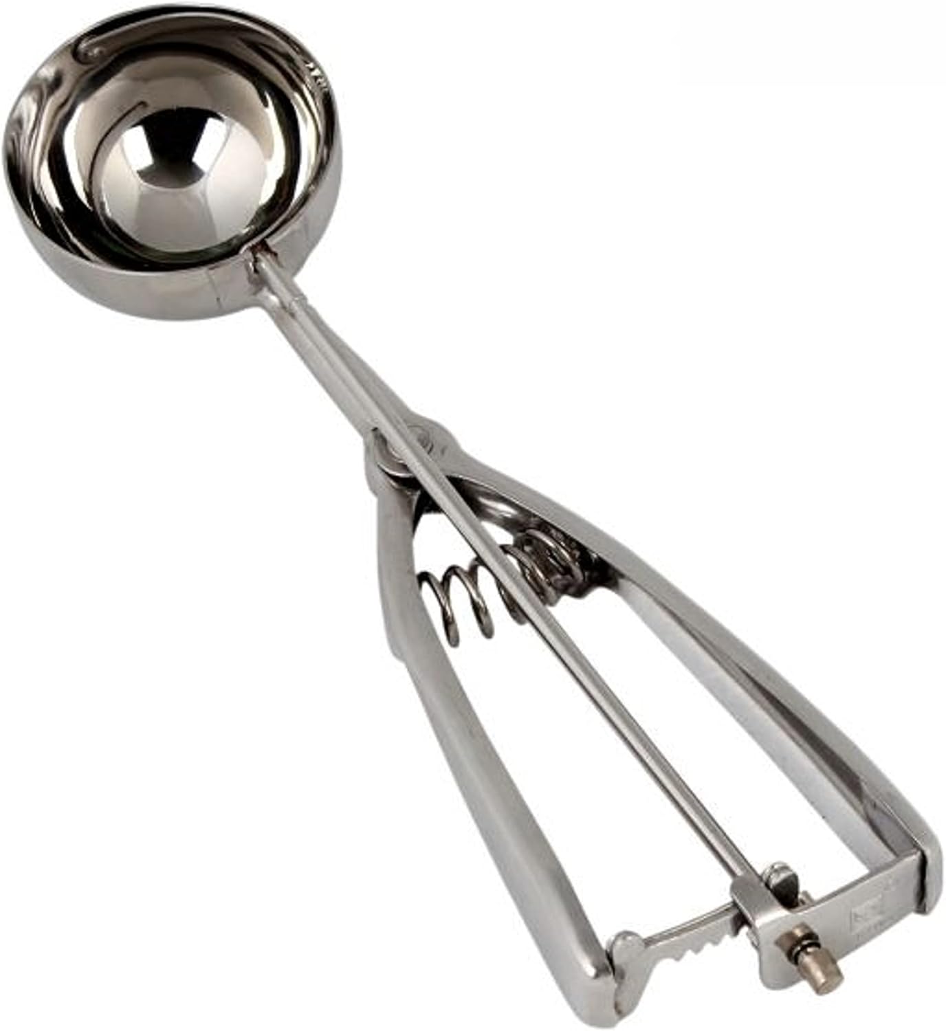 Oval Portion Scoop Disher with Twin Grip Handle Stainless Steel- Cookie Scooper for Baking Cookie Scoops For Portion Control Scoop Cookie Dough Cupcake Batter Ice Cream
