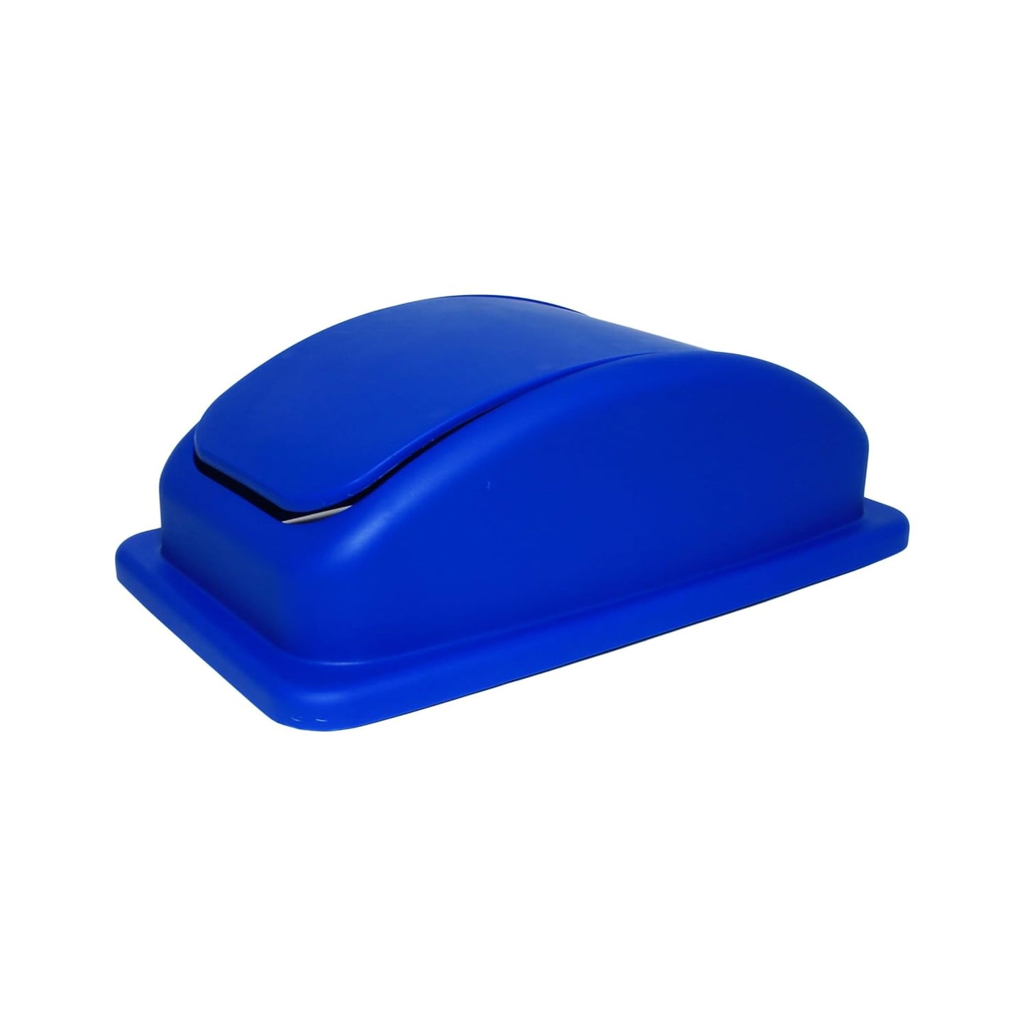 23 Gallon Recycle Trash Can Blue Color- Wastebasket Garbage Bin Lid Recycling Bin Cover Kitchen Bathroom Bedroom Office Trash Can