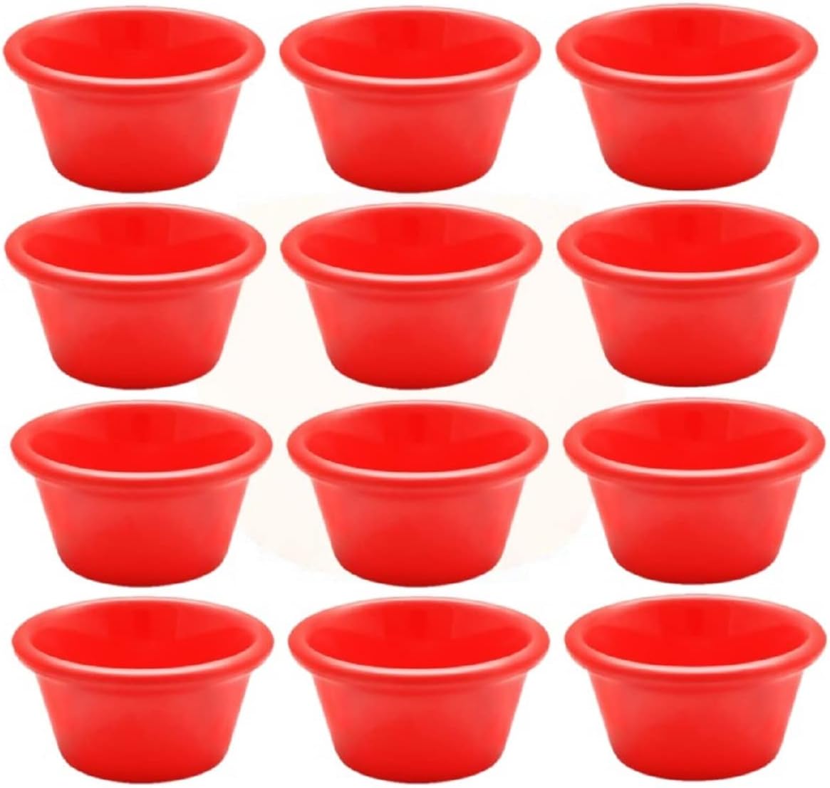 Smooth Ramekin Melamine - Plastic Ramekin Dipping Sauce Cup Portion Dipping Sauce Cups Individual Condiment cups For Catering Kitchen Restaurant
