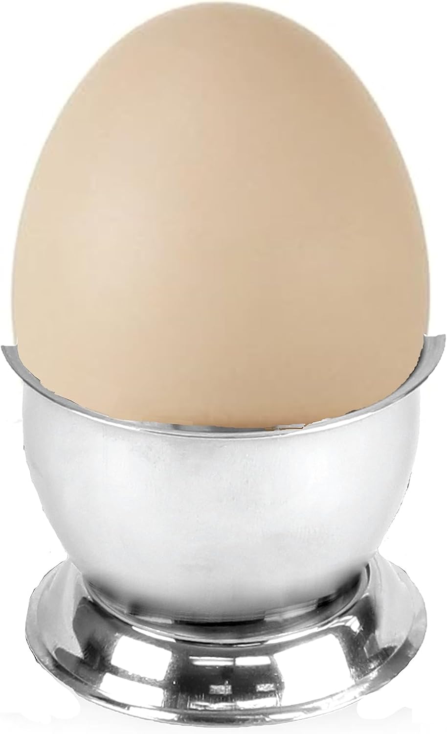 Stainless Steel Footed Egg Cup Set of 2- Egg Cups Stand Holder for Boiled Eggs Egg Cups Holders for Breakfast and Brunch Kitchen Egg Stand Holders Egg Cup Tray