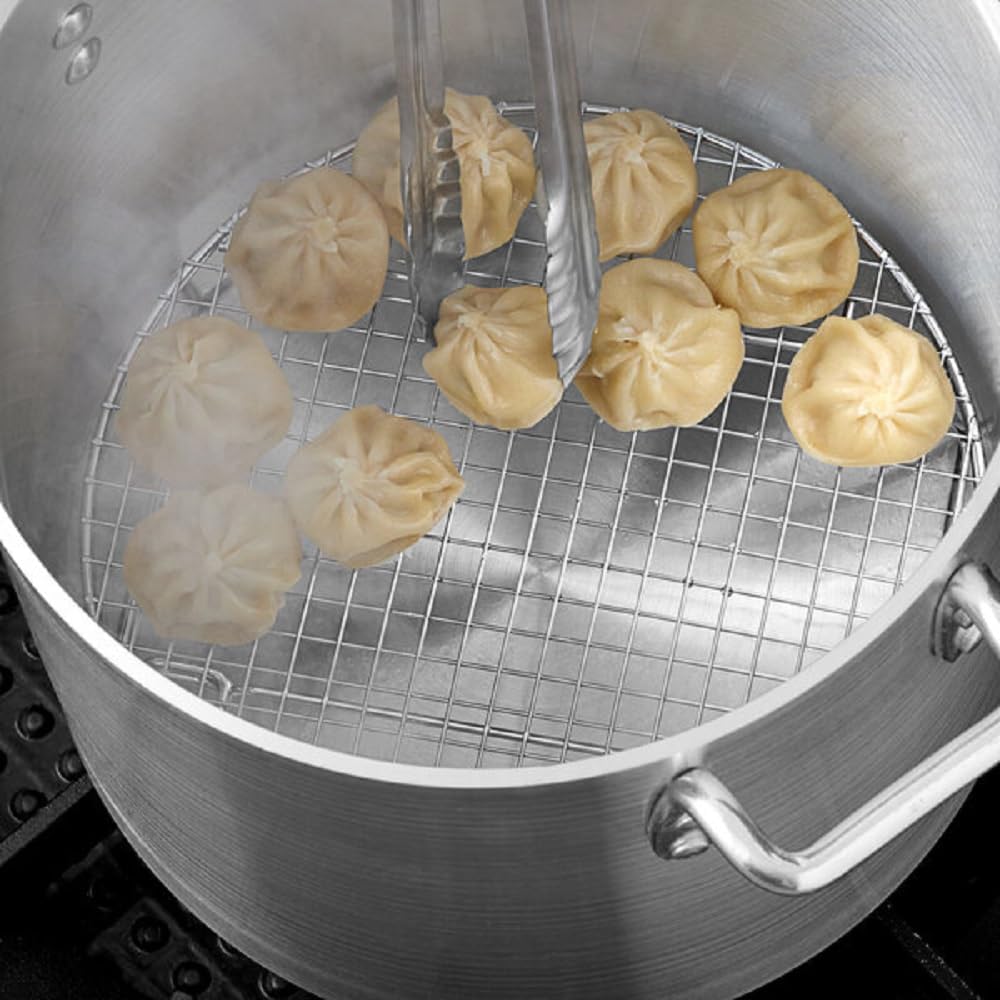 Round Steamer Rack/Cooling Rack Nickel Plated - Steamer Insert Steaming Rack Steam Tray Multi-functional Steamer Basket Cookware Veggie Fish Seafood Cooking
