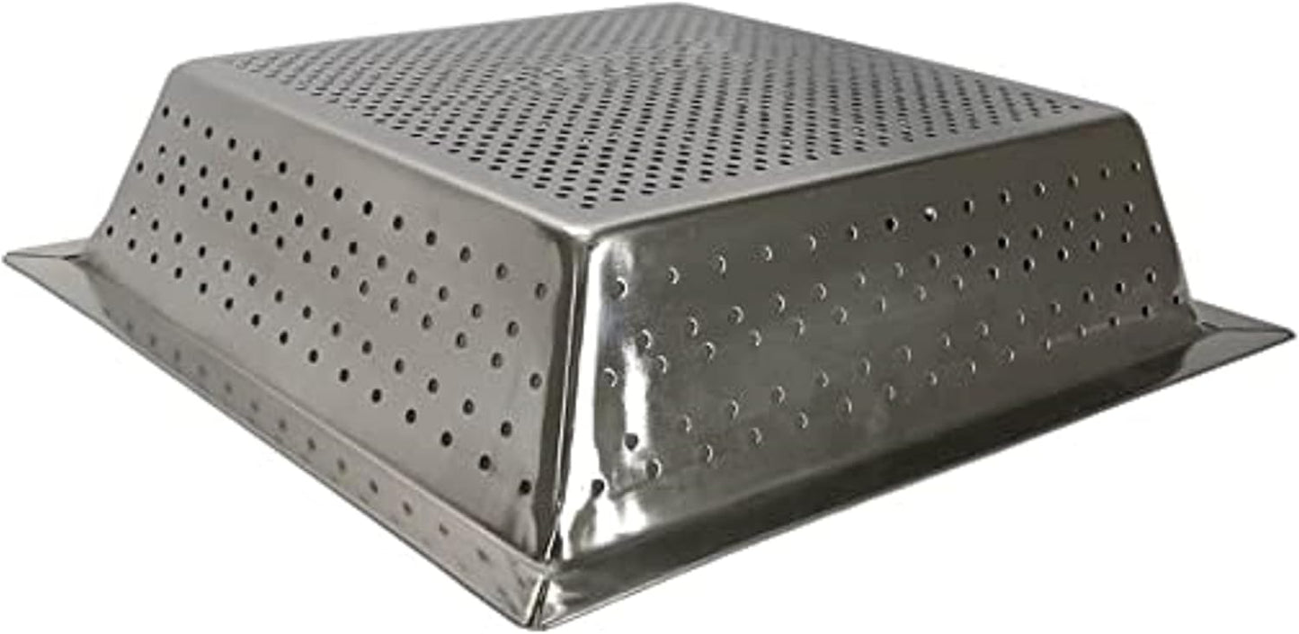 Stainless Steel Floor Sink Basket- Square Screens Strainer Sink Drain Cover Suitable for Kitchen Restaurant Bar Buffet