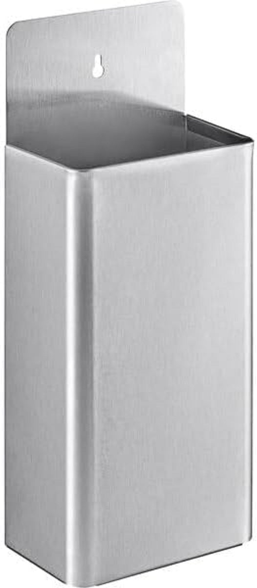 5-3/4" x 10" Stainless Steel Wall Mounted Bottle Cap Catcher with Smooth Back Notch - Bottle Cap Catcher Collector Bottle Can Opener Tool for Home Kitchen Bar Coffee Shop
