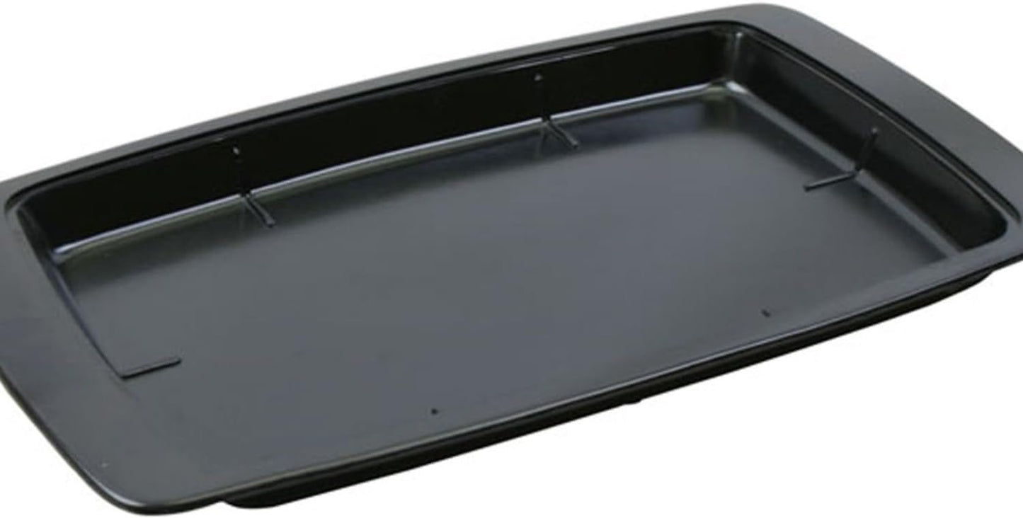 13" x 8" Rectangular Bakelite Underliner fits 11" x 7-1/5" Stainless Steel Sizzling Platter - Rectangular Sizzle Platter Underliner Base Restaurant Home Kitchen