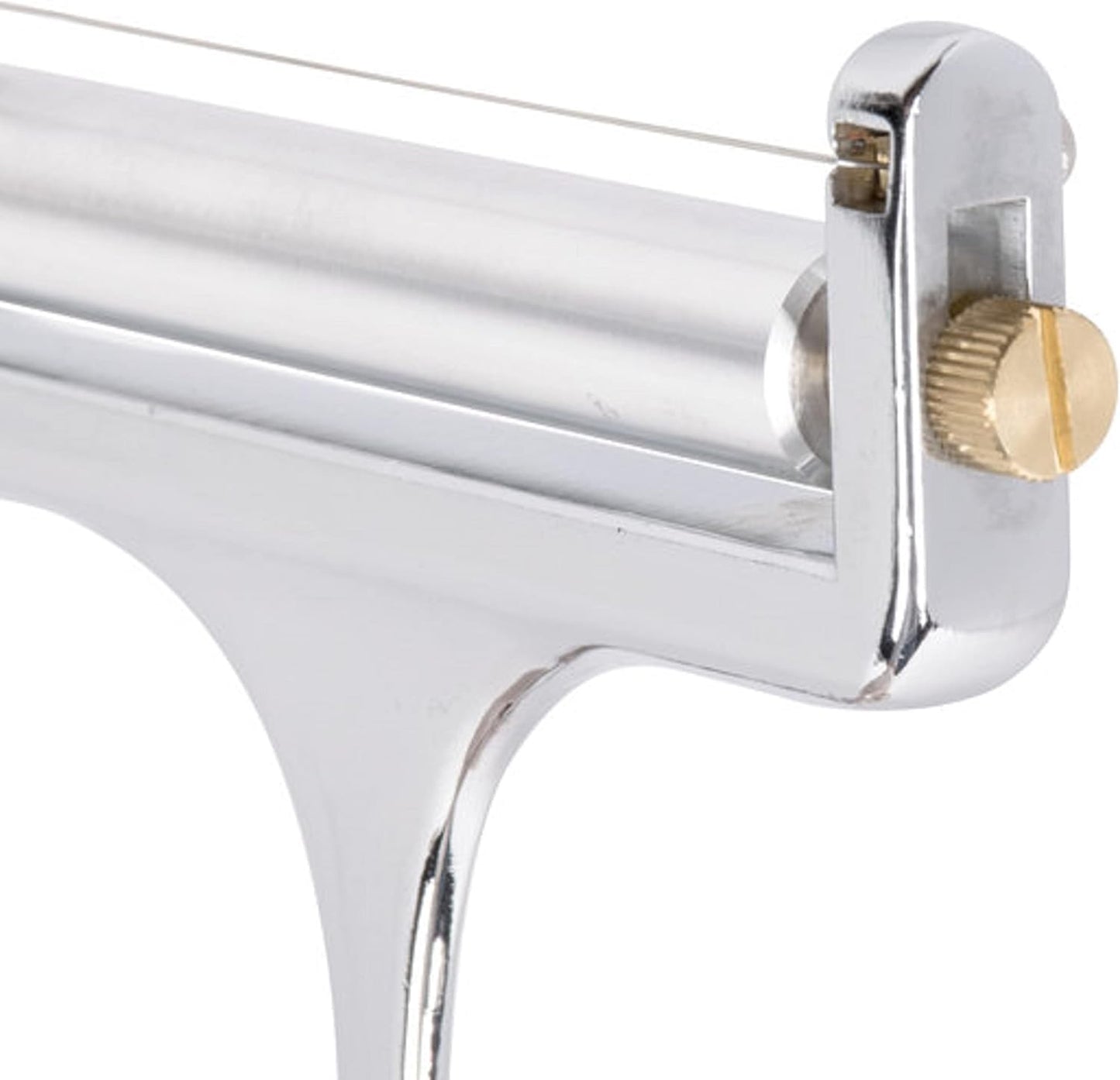 Heavy Duty Cheese Slicer - Hand Held Cheese Cutter for Cheddar Gruyere Raclette Mozzarella Cheese Block Adjustable Cheese Shaver Thick & Thin Slicer Cheese Curler (Silver)