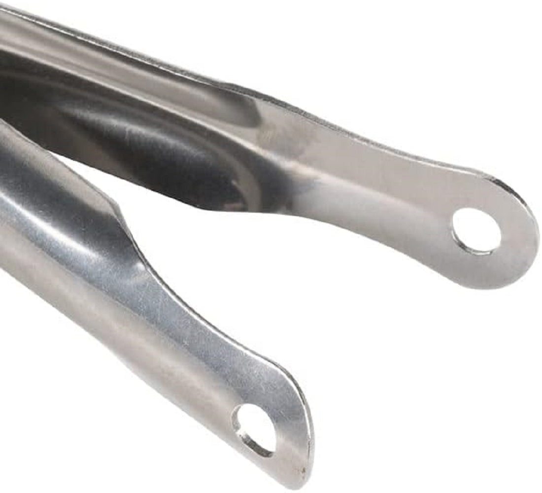 Deep Dish Pizza Pan Gripper Stainless Steel 7-2/3" x 1-1/7" x 2-3/4" - Pan Tongs Gripper Clip Tongs Great for Pulling Hot Pizza Pan out of the Oven Microwave