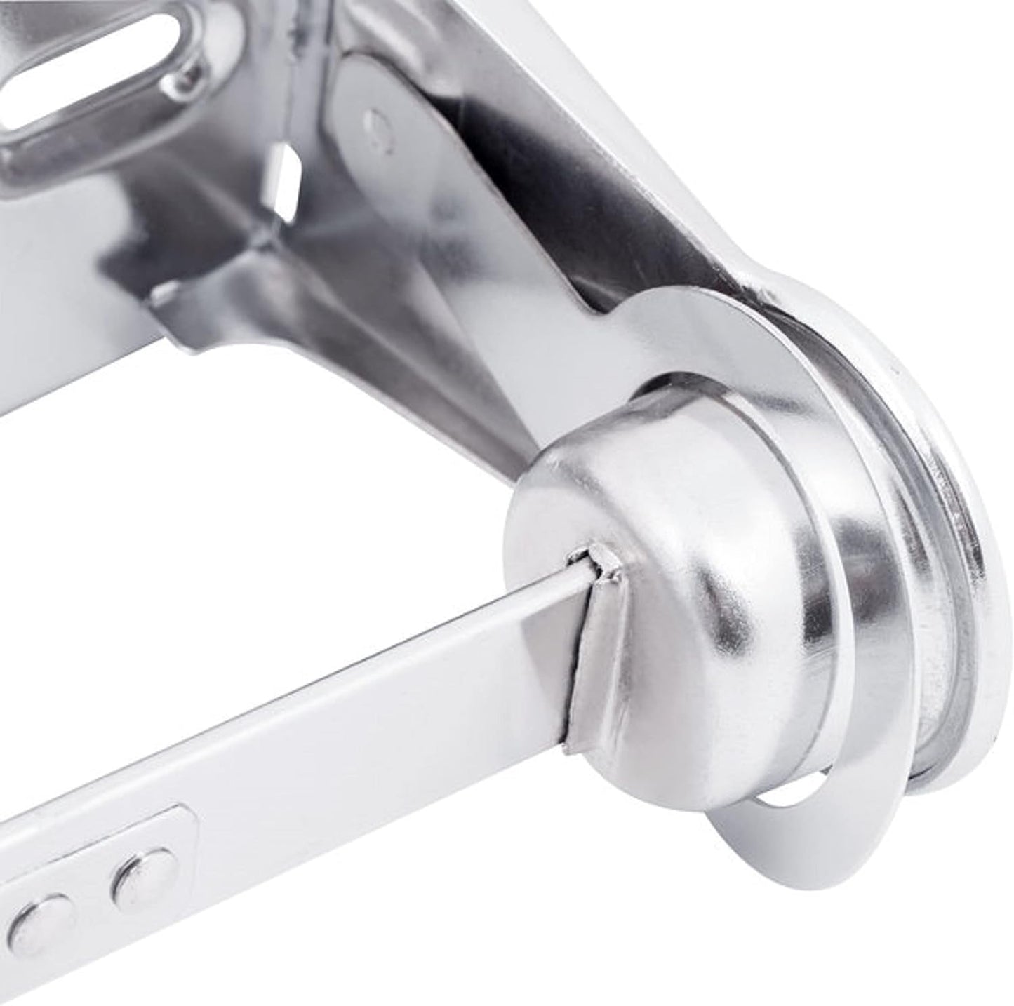 Single Roll Locking Toilet Tissue Dispenser fits 4" Diameter Toilet Paper Roll Chrome Plated- Bathroom Toilet Paper Holder for Bathroom Kitchen Washroom