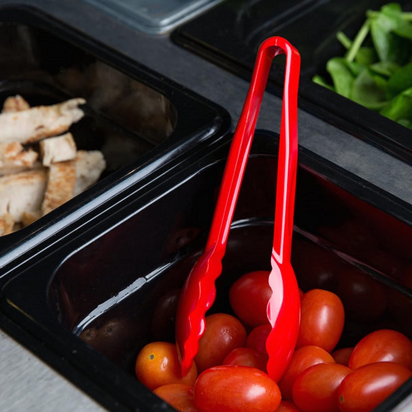 Scallop Grip Utility Tong Polycarbonate Comes in each- Serving Tong Kitchen Tong Utensil Cooking Tongs Buffet Tongs Ice Tongs for Buffet Catering Home Kitchen Restaurants