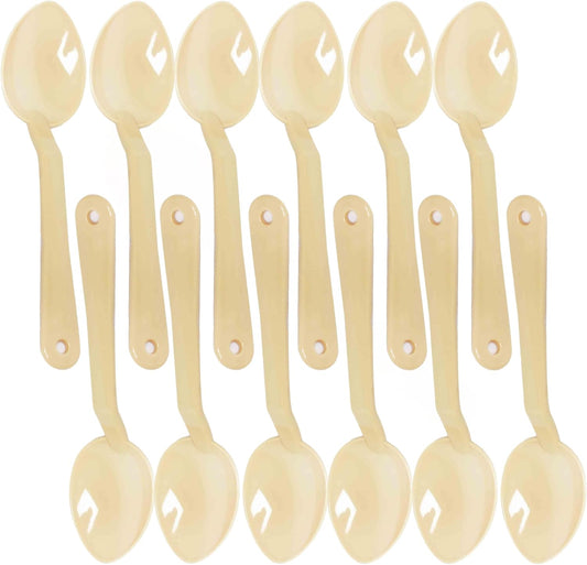 Serving Spoon Polycarbonate Set of 12- Catering Spoons Large Serving Spoons Utensils for Buffet Banquet Flatware Kitchen Basics Serving