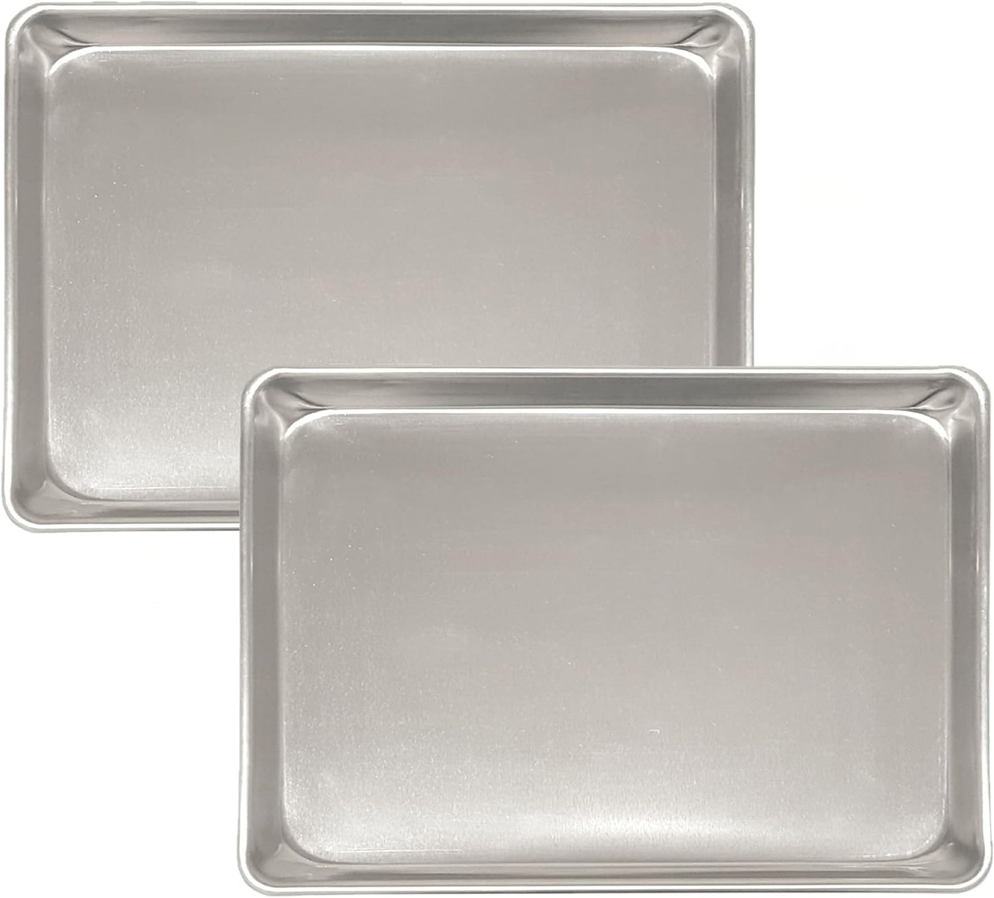 Aluminum Sheet Baking Sheets - Oven Safe Baking Pan Baking Tray Cookie Sheet Baking Sheet Perfect for Baking Roasting and More