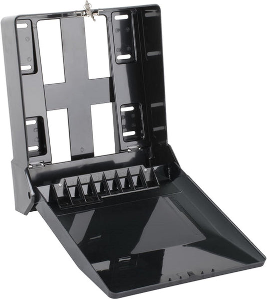 11-1/2" x 4-1/4" x 14-1/4" Multifold Paper Towel Dispenser with Lock Design- Hand Towel Dispenser Multifold Trifold C Fold Hand Towels for Bathroom Restroom Office Shop Home