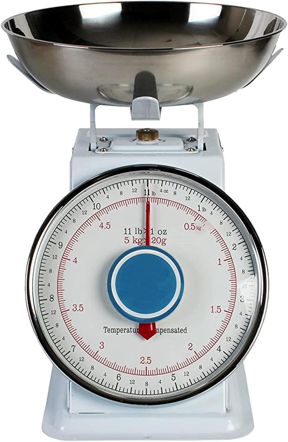 Mechanical Kitchen Bowl Platform Weighing Food Scale- Heavy Duty Portion Control Mechanical Kitchen and Food Scale Industrial Dial Scale for Kitchens and Restaurants