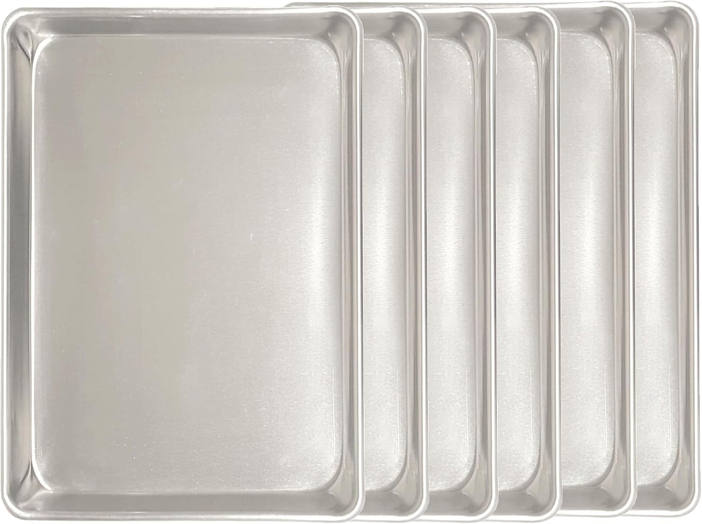 Aluminum Sheet Baking Sheets - Oven Safe Baking Pan Baking Tray Cookie Sheet Baking Sheet Perfect for Baking Roasting and More