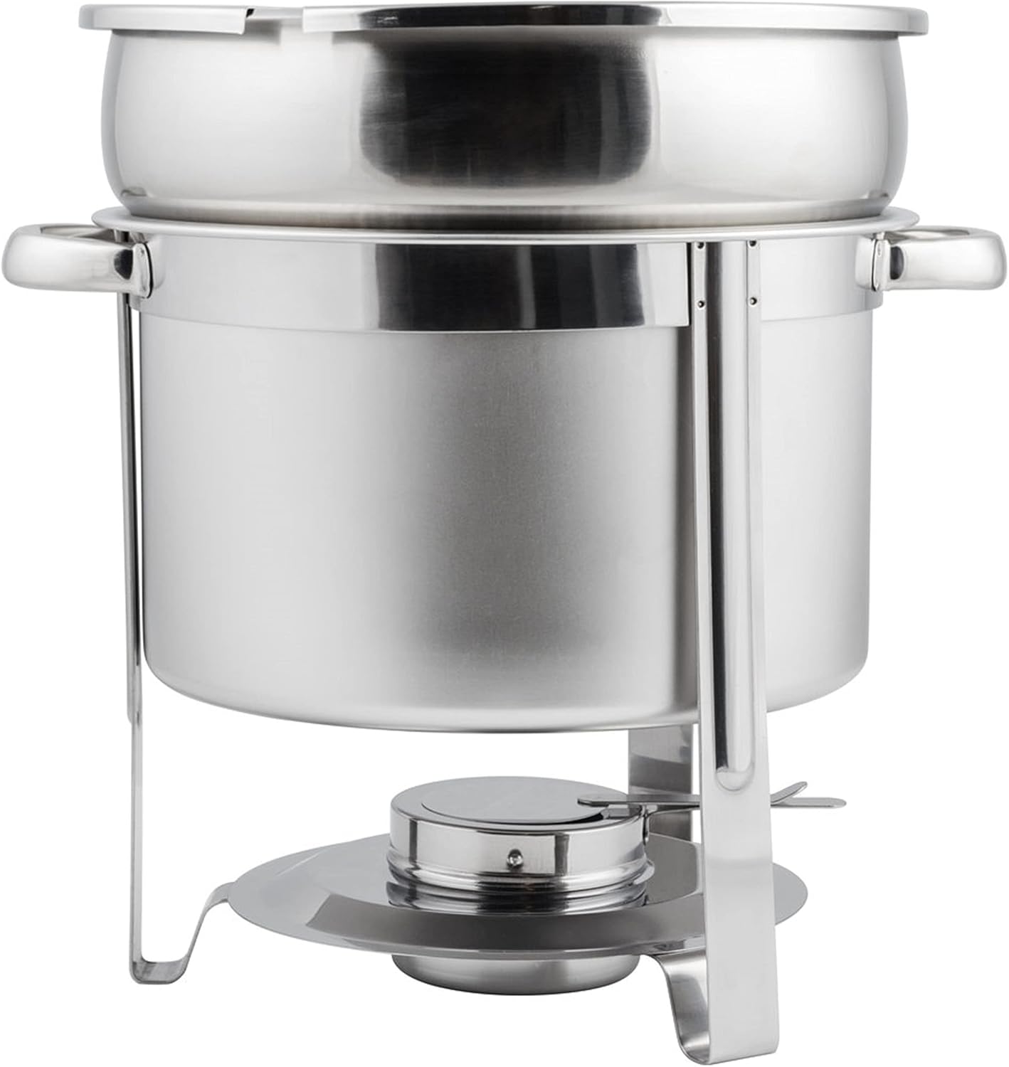 Stainless Steel Marmite Soup Chafing Dish Complete Set- Food Warmer Chafers and Buffet Warmer Set Soup Chafer Soup Warmer for Catering Event Party Holiday Buffet Weddings Catering