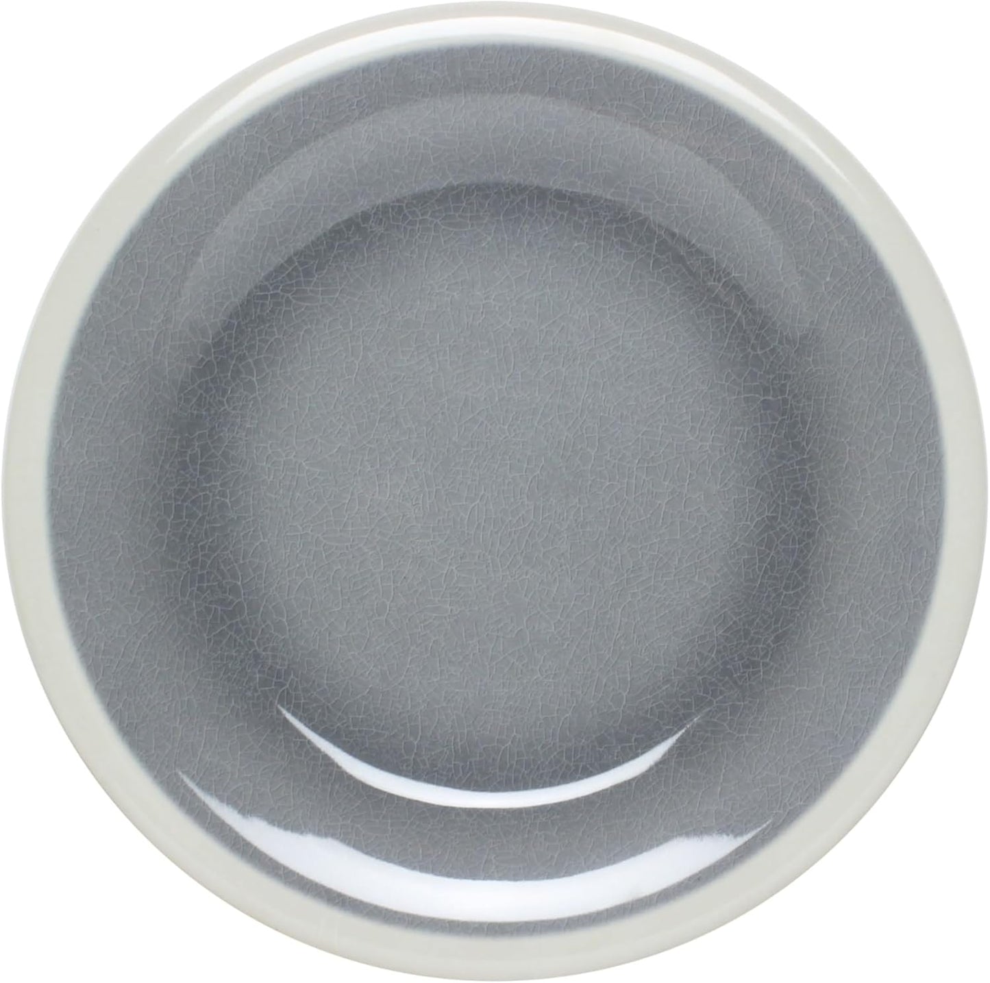 Graham Round Dinner Plates Wide Rim Melamine Set of 12- Dishwasher Safe Break-Resistant Reusable Plates Kitchen Plates Dinnerware Dishes for Home Kitchen Restaurants