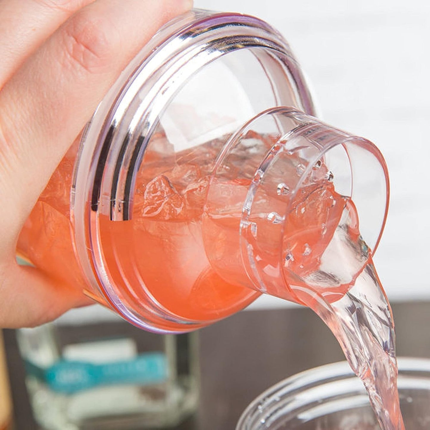 16 oz Cocktail Shaker Shot Shaker Polycarbonate 3-piece Set - Essential Bar Tools For Drink Making Drink Mixer Bartending Bar Tool Drinks Mixer Hand Shaker Cup