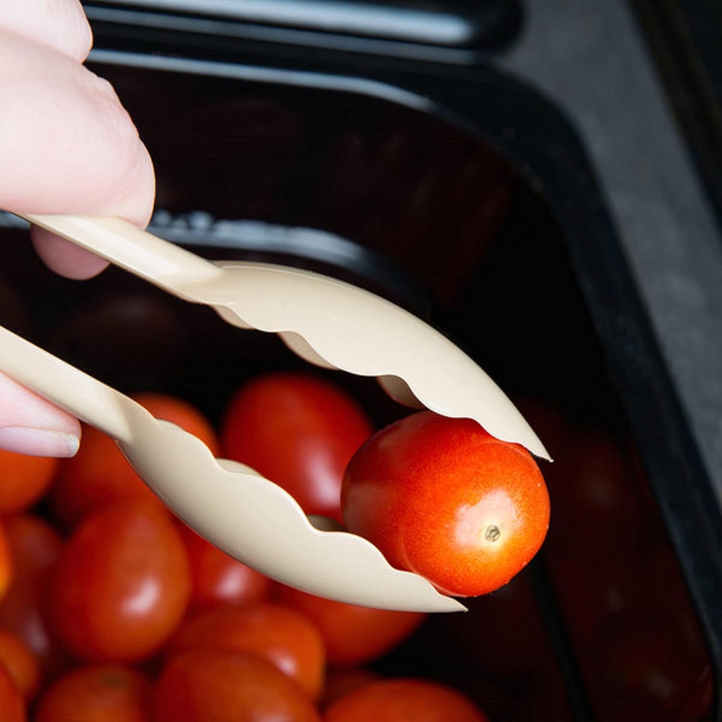 Scallop Grip Utility Tong Polycarbonate Comes in each- Serving Tong Kitchen Tong Utensil Cooking Tongs Buffet Tongs Ice Tongs for Buffet Catering Home Kitchen Restaurants