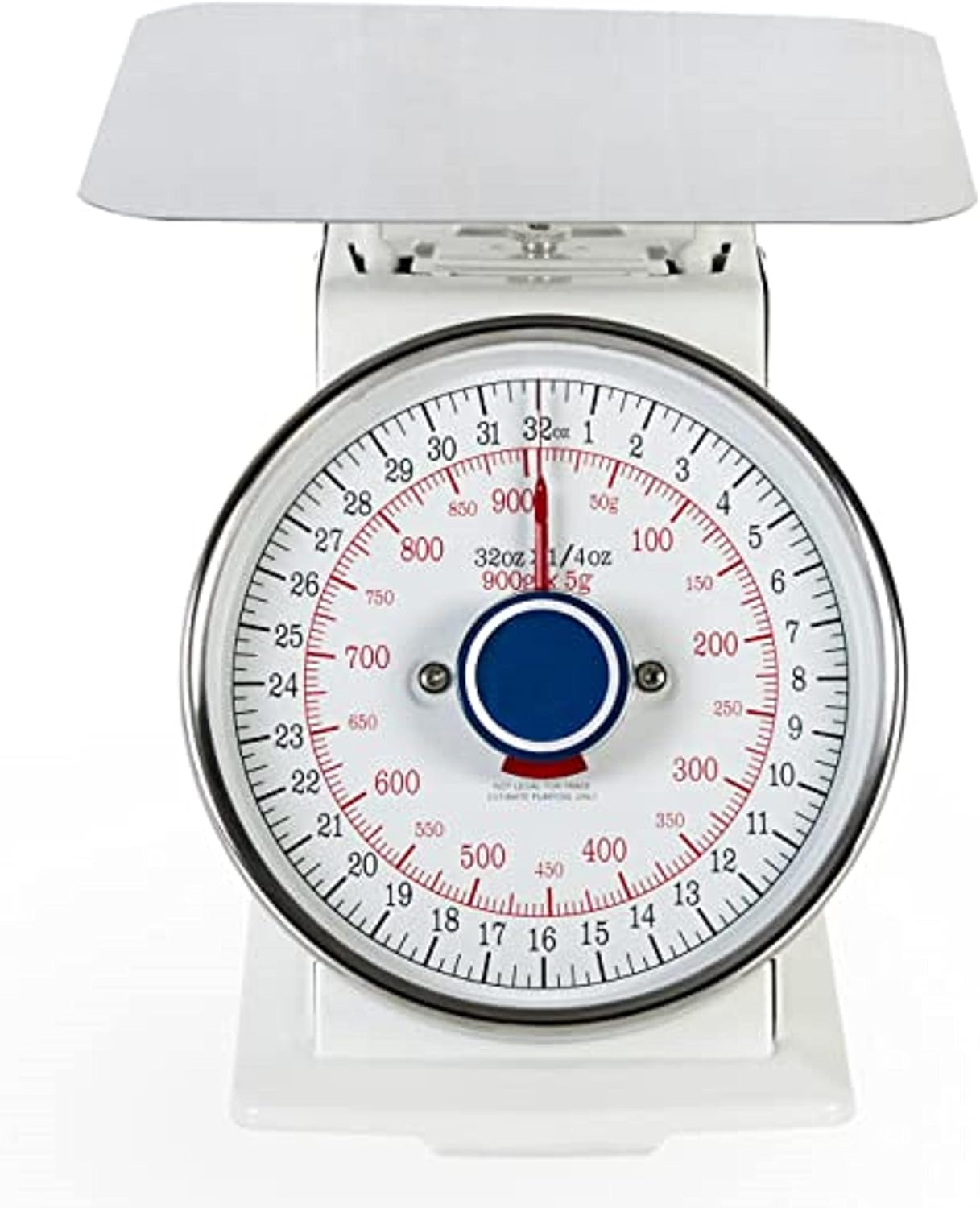 Mechanical Kitchen Flat Platform Weighing Food Scale- Heavy Duty Portion Control Mechanical Kitchen and Food Scale Industrial Dial Scale for Kitchens and Restaurants
