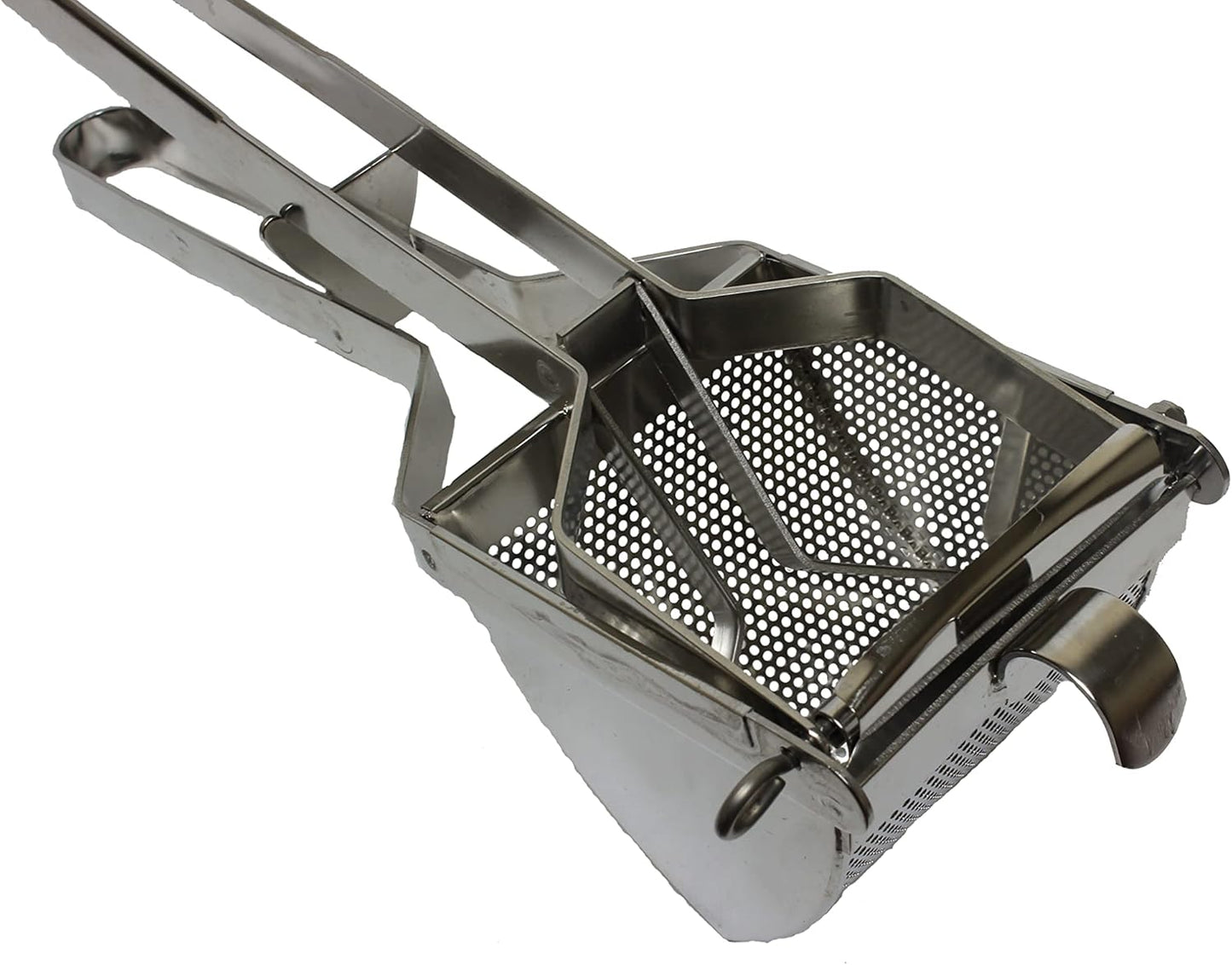 Stainless Steel Potato Ricer - Heavy Duty Stainless Steel Potato Masher and Ricer Kitchen Tool Press and Mash Kitchen Gadget For Perfect Mashed Potatoes