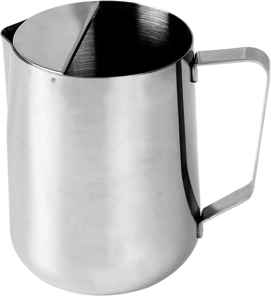 Stainless Steel Pitcher with Ice Guard- Carafe Pitcher for Water Iced Tea Juice Beverage Milk Cold Brew Drinks Perfect for Home Kitchen Restaurants