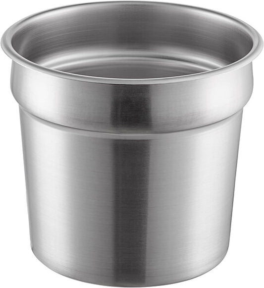 Stainless Steel Vegetable Inset Pan - for Soup Warmer and Soup Chafer Soup Pot Soup Station Applicable for Kitchen Hotel Catering Restaurant Buffet Parties Banquets