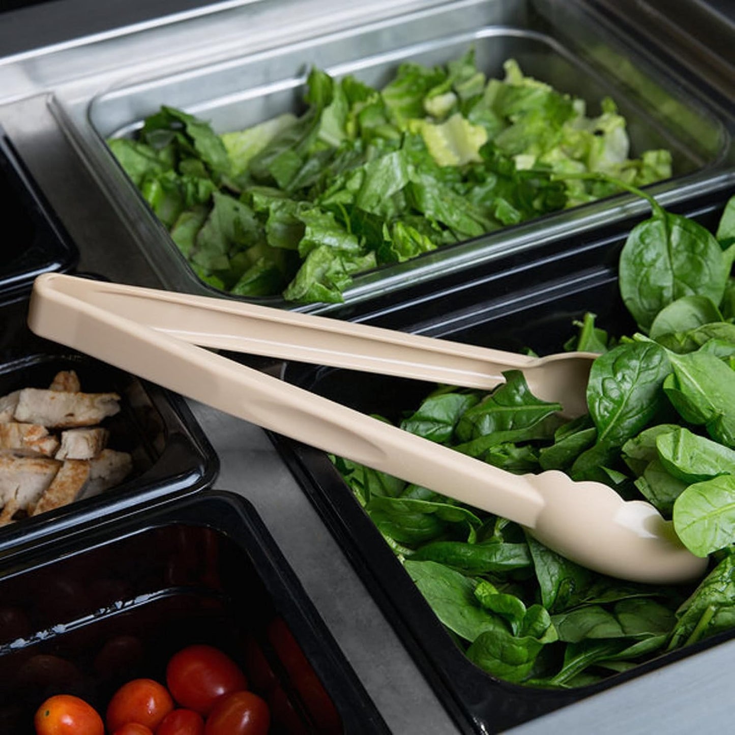 Scallop Grip Utility Tong Polycarbonate Comes in each- Serving Tong Kitchen Tong Utensil Cooking Tongs Buffet Tongs Ice Tongs for Buffet Catering Home Kitchen Restaurants