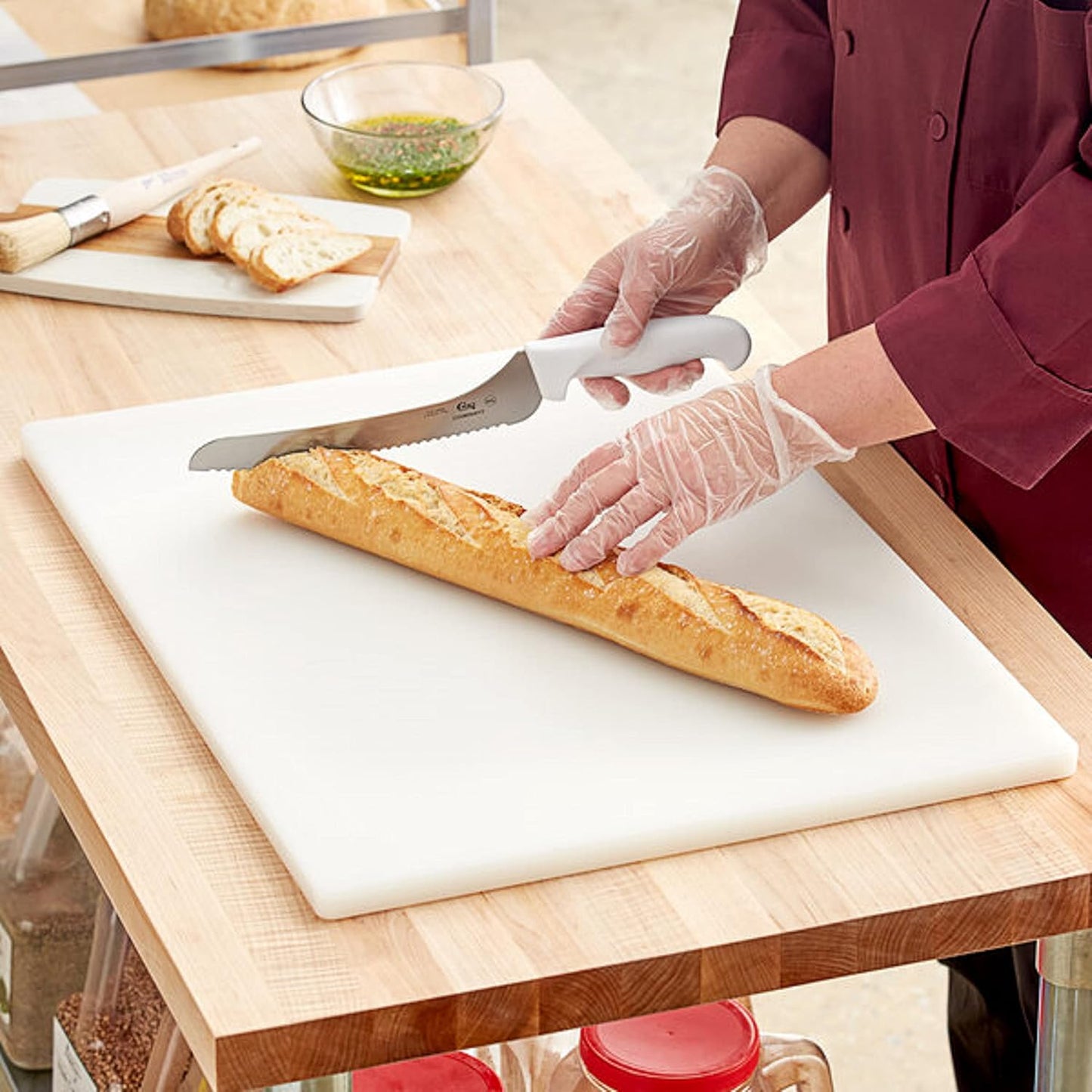 Cutting Boards for Kitchen - Coded Durable Kitchen Cutting Board Chopping Board Non Slip Cutting Mat for Meat Vegetables Dishwasher Safe